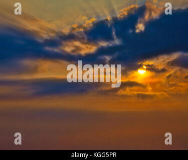 CONCEPT PHOTOGRAPHY: The Sunset Stock Photo
