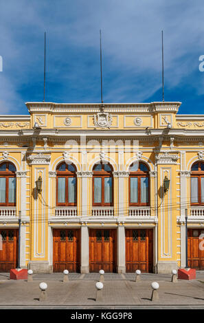 Alberto Saavedra Perez Municipal Theatre, Old Town, La Paz, Bolivia Stock Photo