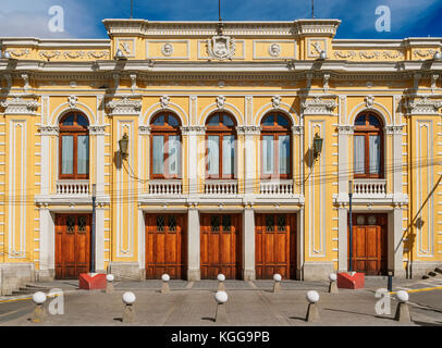 Alberto Saavedra Perez Municipal Theatre, Old Town, La Paz, Bolivia Stock Photo