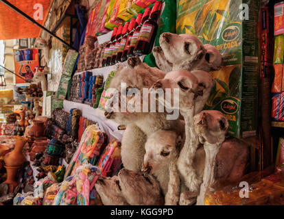 Witches Market, La Paz, Bolivia Stock Photo