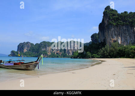 Beaches of Railay in Krabi, Thailand Stock Photo