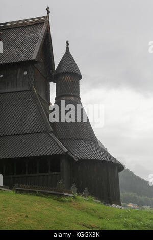 The Hopperstad stave church near Vik in Norway Stock Photo