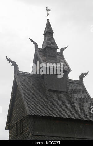 The Hopperstad stave church near Vik in Norway Stock Photo