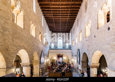 Interior view of the church of Saint George in Prague Stock Photo