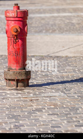 Fire Hydrant in Athens Stock Photo