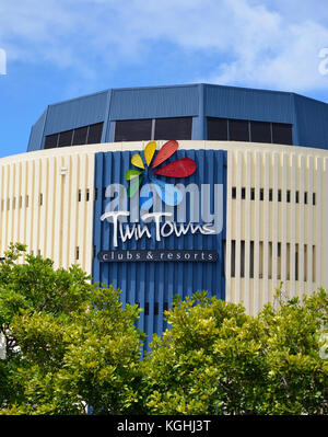 Twin Towns hotel, motel, resort and entertainment centre on the NSW/QLD border at Tweed Heads and Coolangatta Stock Photo