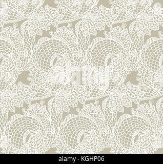 Vector seamless dragon and roses texture - traditional asian chinese and japanese ornament, ready to use Stock Vector
