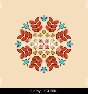 Vector Floral Elements. Vector Printing for Natural Products. Linear Style. Abstract vector illustration. Stock Vector