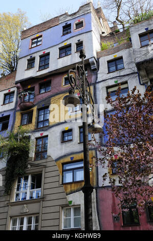 Vienna, Austria, The Kunst Haus Wien ('Art House' - architect: Friedenreich Hundertwasser) Stock Photo