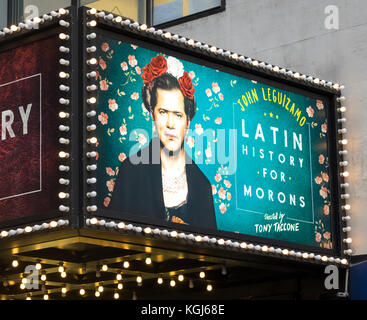 Latin History for Morons with John Leguizamo, a Roundabout Theatre Company production at Studio 54 in New York City Stock Photo