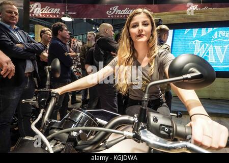 Milan, Italy. 08th Nov, 2017. Milan. Second day of the EICMA cycle and motorcycle show In the photo: Credit: Independent Photo Agency/Alamy Live News Stock Photo