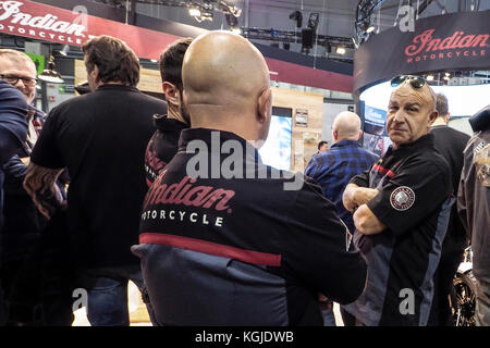 Milan, Italy. 08th Nov, 2017. Milan. Second day of the EICMA cycle and motorcycle show In the photo: Credit: Independent Photo Agency/Alamy Live News Stock Photo