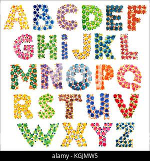 C pink yellow dotted alphabet letter logo icon design. Creative ...