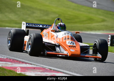 Neil Glover, Arrows A5, FIA Masters Historic Formula One Championship, Masters Historic Festival, Brands Hatch, May 2017. Brands Hatch, classic cars,  Stock Photo