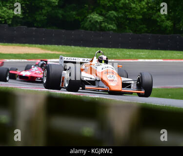 Neil Glover, Arrows A5, FIA Masters Historic Formula One Championship, Masters Historic Festival, Brands Hatch, May 2017. Brands Hatch, classic cars,  Stock Photo