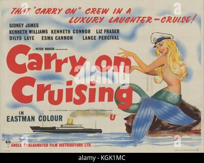 CARRY store ON CRUISING (1962) HBO VHS SEALED Thorn EMI SID JAMES, KENNETH WILLIAMS