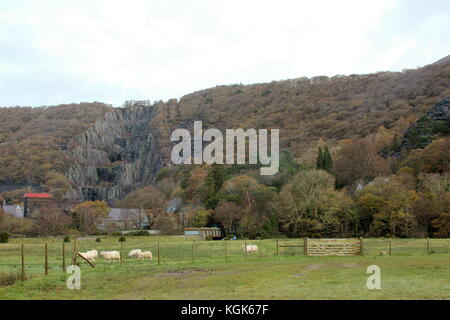 Snowdonia National Park, Llanderis Wales Stock Photo