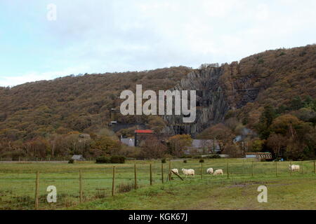 Snowdonia National Park, Llanderis Wales Stock Photo