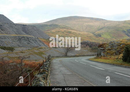 Snowdonia National Park, Llanderis Wales Stock Photo