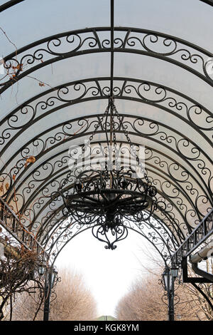 old iron chandelier vintage Stock Photo