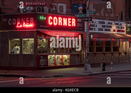 La Esquina, The Corner Deli, in Soho, New York City, a fast-food ...