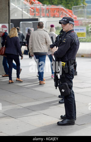 City of London Police on Tower Bridge ahead of the 2026 TCS London ...