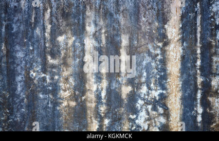 Old grunge stained wall background or texture. Stock Photo