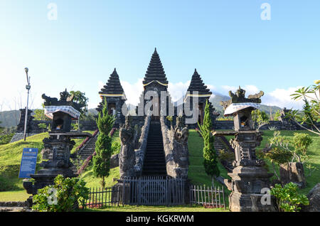 Pura Parahyangan Agung Jagatkarta in the bottom of Gunung Salak in Bogor, Jawa Barat - Indonesia Stock Photo