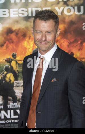 World Premiere of 'Only The Brave' at Regency Village Theater in Los Angeles, California.  Featuring: James Badge Dale Where: Los Angeles, California, United States When: 08 Oct 2017 Credit: Eugene Powers/WENN.com Stock Photo