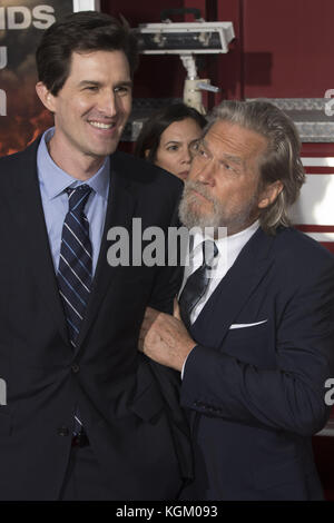 World Premiere of 'Only The Brave' at Regency Village Theater in Los Angeles, California.  Featuring: Joseph Kosinski, Jeff Bridges Where: Los Angeles, California, United States When: 08 Oct 2017 Credit: Eugene Powers/WENN.com Stock Photo