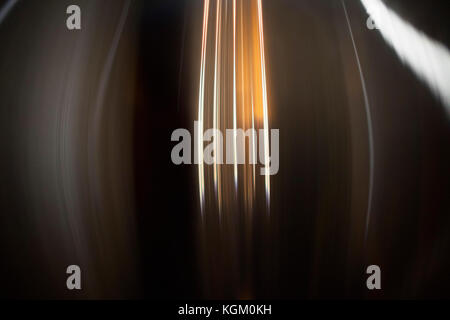 Full frame shot of glowing abstract light trails Stock Photo