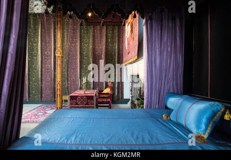 The Queen's Bedchamber  inside Royal Palace at Stirling Castle in Stirling, Scotland, United Kingdom. Stock Photo