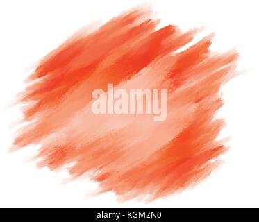 Orange Red painted abstracts color Background Stock Vector