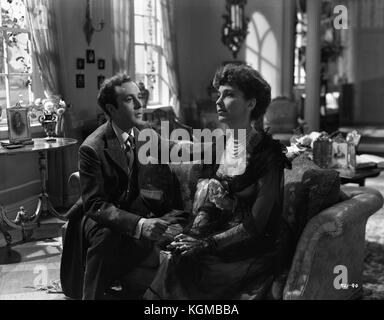 Kind Hearts and Coronets (1949) , Dennis Price , joan Greenwood , Valerie Hobson Stock Photo