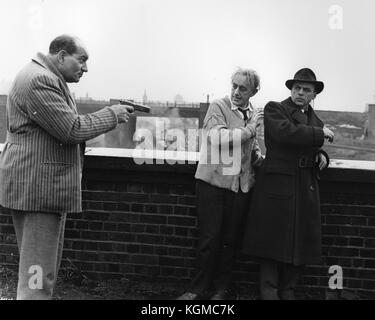 The Ladykillers (1951) , Alec Guinness , Herbert Lom ,Danny Green Stock Photo