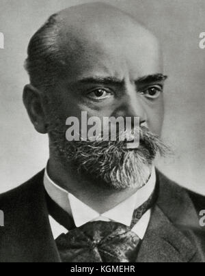 Antonin Leopold Dvorak (1841-1904). Czech composer. Portrait. Photography. Stock Photo