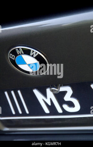 BMW E30 M3 3 Series modified with a BMW V10 engine Stock Photo