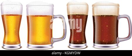 beer glass Stock Vector