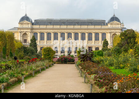 Glasshouse, Museum of Natural History, the Plants Gardens and the Grand Gallery, Paris, France. Stock Photo