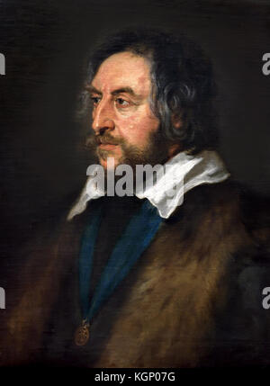 Portrait of Thomas Howard 2nd Earl of Arundel 1629 Peter Paul Rubens (1577–1640) Painter in the Flemish Baroque tradition .Antwerp, Antwerpen, Belgium, ( Thomas Howard, 2nd Earl of Arundel and Surrey (1585 - 1646), became Earl Marshal of England in 1621. He was one of the first and most famous of English connoisseurs.  ) Stock Photo