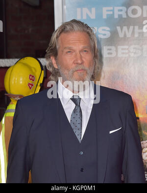 World Premiere of 'Only The Brave' at Regency Village Theater in Los Angeles, California.  Featuring: Jeff Bridges Where: Los Angeles, California, United States When: 08 Oct 2017 Credit: FayesVision/WENN.com Stock Photo