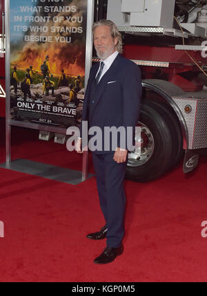 World Premiere of 'Only The Brave' at Regency Village Theater in Los Angeles, California.  Featuring: Jeff Bridges Where: Los Angeles, California, United States When: 08 Oct 2017 Credit: FayesVision/WENN.com Stock Photo