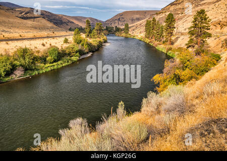 Yakima River Canyon, Columbia Plateau, near Yakima, Washington state, USA Stock Photo