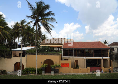 Galle Fort Galle Southern Province Sri Lanka Albert Fort Boutique Hotel Stock Photo