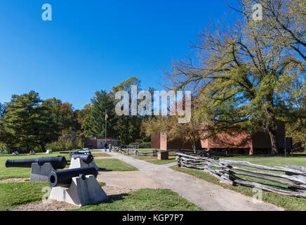 USA, Virginia, Petersburg National Battlefield Park, Artillery And ...