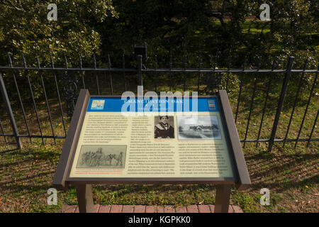 Emancipation Oak tree at Hampton University Virginia Stock Photo