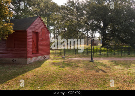 Emancipation Oak tree at Hampton University Virginia Stock Photo