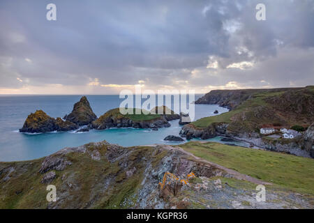 Kynance Cove, Lizard Peninsula, Cornwall, England, UK Stock Photo