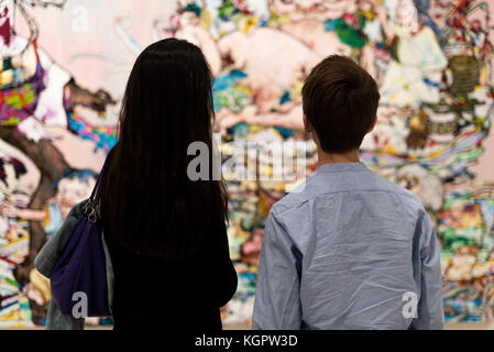 Takashi Murakami wallpapers taken at the Broad in Los Angeles. Would love  to know if any of them become your wallpaper. : r/MobileWallpaper