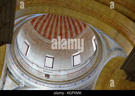 Inside the church of Santa Engracia also called the National Pantheon in Lisbon, Portugal Stock Photo